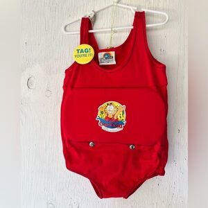 Vintage Garfield Swimmer Suit